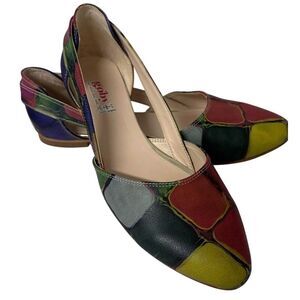 Goby Multicolor Stones Ballerina Flats Women's Shoes Size 8/39 $80 MSRP‎
